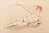 Lying Nude On A Sofa