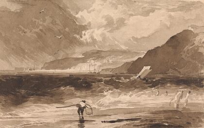 Lyme Regis, Dorsetshire, a Squall