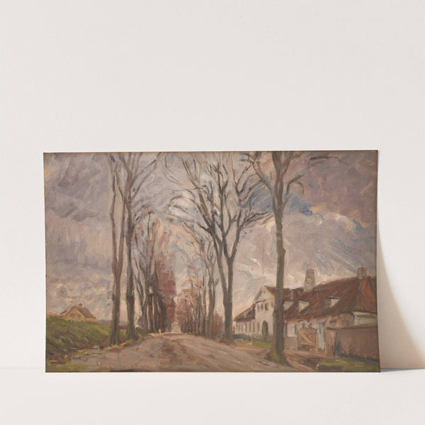 Lyngbyvejen ved Vintappergården (1902) by Albert Gottschalk