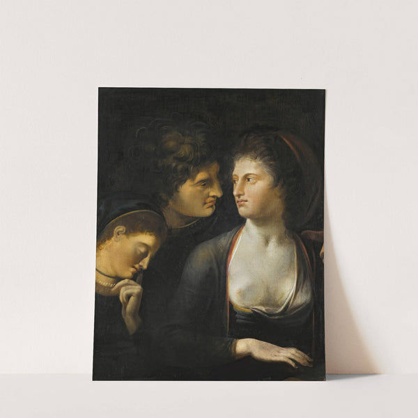 Lysander With Helena And Hermia, From A Midsummer Night’S Dream by Henry Fuseli