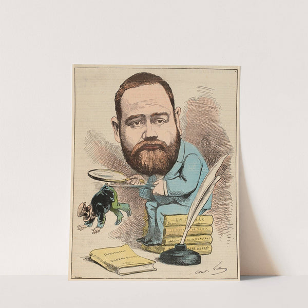 M. Emile Zola (1885) by André Gill