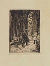 M. Mauperin sitting in a public garden in Paris (1882)