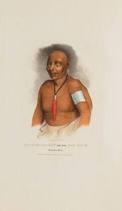 MA-CHE-KA-KAT or the Bad Hawk; A Monomonie Chief (1835) — size preview