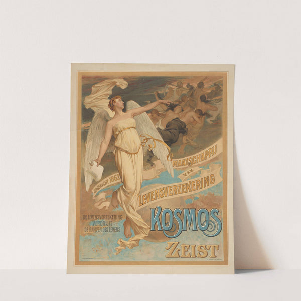 Maatschappij van levensverzekeing Kosmos Zeist opgericht 1862. De levensverzekering verdrijft de rampen des levens. (1890 - 1907) by Willy Martens