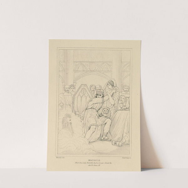 Macbeth, act 3, scene 4 (19th century) by William Francis Starling