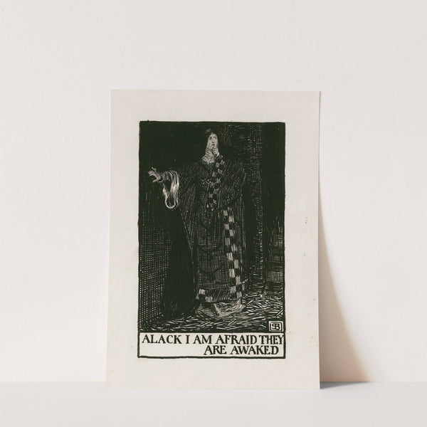 Macbeth; Alack i am afraid they are awaked Act II Scene II (1900) by Byam Shaw