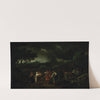 Macbeth meeting the witches (1760) by Francesco Zuccarelli
