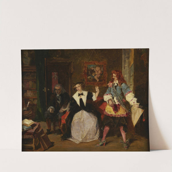 Madame de Maintenon and Scarron by Augustus Leopold Egg