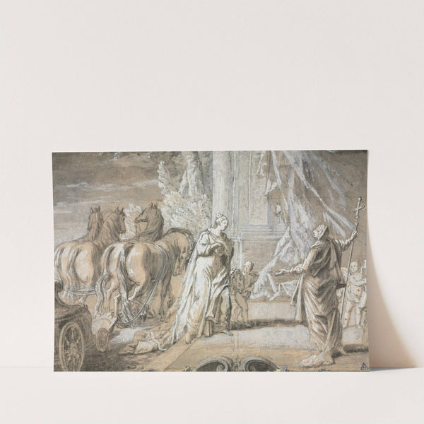 Madame de Maintenon Returning to the Catholic Church [2] by Charles Dominique Joseph Eisen