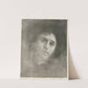 Madame Eugène Carrière (large plate) (1893) by Eugène Carriere