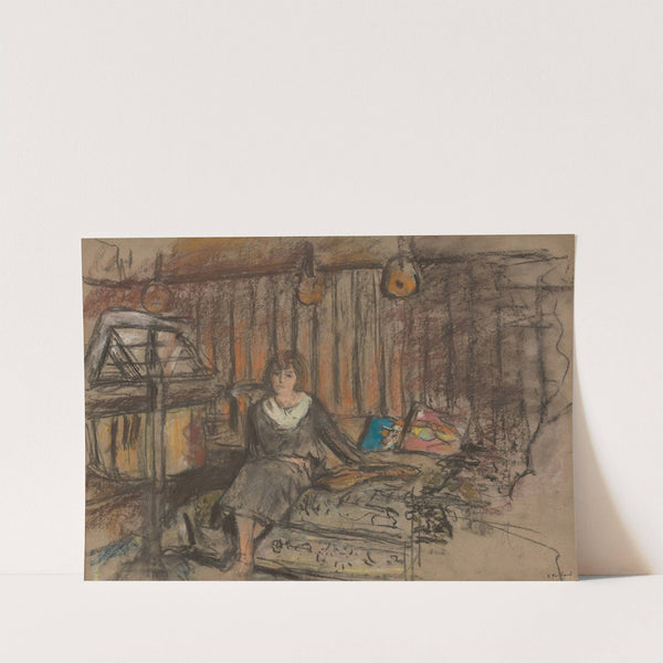 Madame Fried Rêveuse (Étude) (1924) by Édouard Vuillard