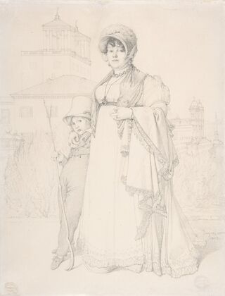 Madame Guillaume Guillon Lethière, née Marie-Joseph-Honorée Vanzenne, and her son Lucien Lethière (1808)