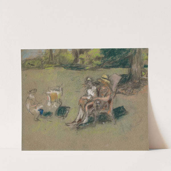 Madame Henri Kapferer et ses enfants (1926) by Édouard Vuillard