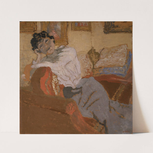 Madame Hessel on the Sofa (1900) by Édouard Vuillard