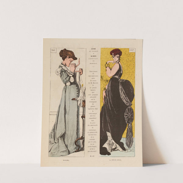 Madame. La petite chose (1868) by André Gill