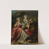 Madame Langlois de Falaise et sa fille, la comtesse de Moÿ de Sons by Nicolas Perseval
