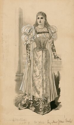 Madame Melba as Juliet, act I (1880-1899)