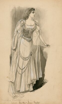 Madame Melba as Juliet, act IV (1880-1899)