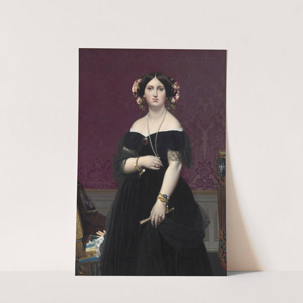 Madame Moitessier (1851) by Jean Auguste Dominique Ingres