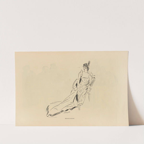 Madame Réjane (1893-1900) by Charles Dana Gibson