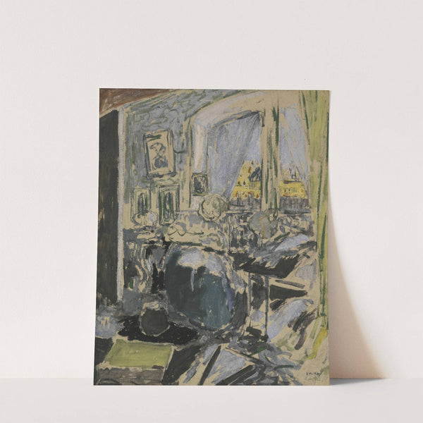 Madame Vuillard cousant à côté de la fenêtre (circa 1910) by Édouard Vuillard