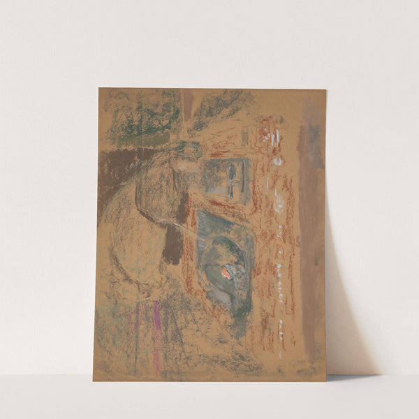 Madame Vuillard devant la cheminée (circa 1918) by Édouard Vuillard