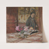 Madame Vuillard en bonnet à la Closerie des Genêts (1921) by Édouard Vuillard