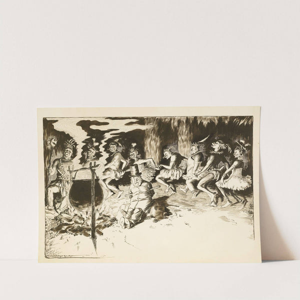 Madame Zambezi gives a dinner dance (1909) by William Henry Walker