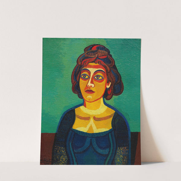 Mädchen im blauen Spitzenkleid (1945) by Josef Scharl