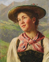 Mädchen in alpenländischer Tracht