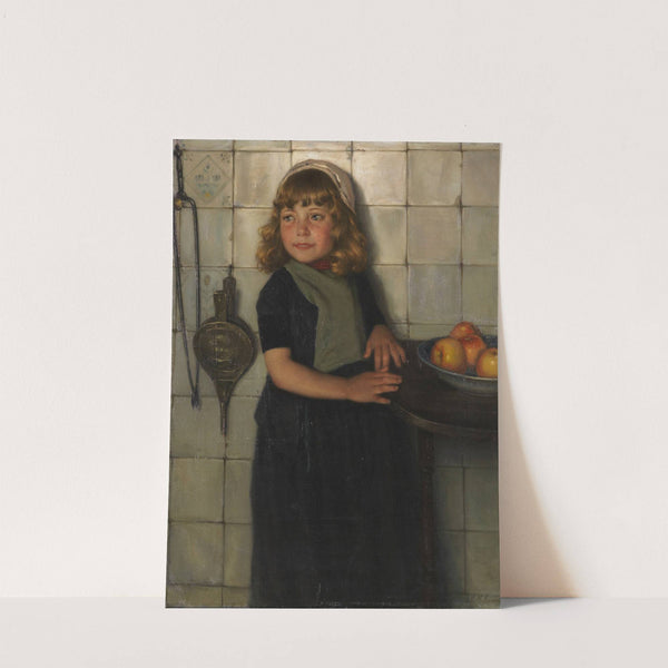 Mädchen mit Äpfeln (1880) by Paul Hoecker