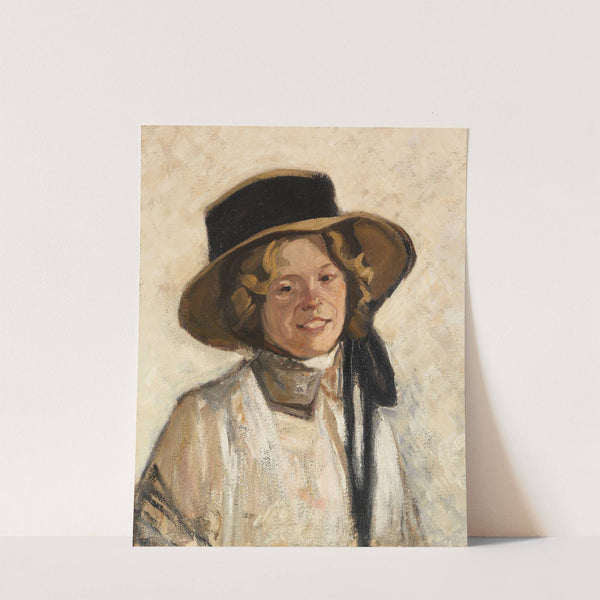 Mädchen mit Hut by Julius Seyler