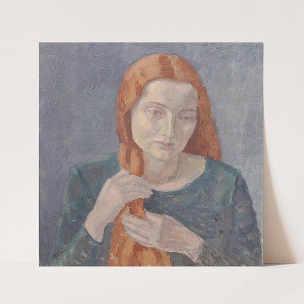 Mädchen mit langen Haaren (1936) by Walther Gamerith