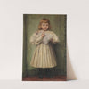 Mädchen mit Puppe (Die Adoptivtochter des Künstlers) by Wilhelm Carl Räuber