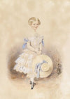 Mädchen mit Strohhut