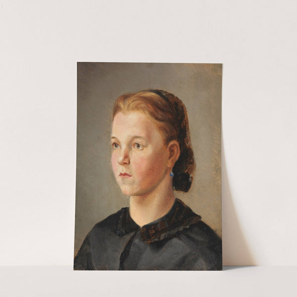 Mädchenbildnis (Therese Heyden) (1863) by Wilhelm Leibl