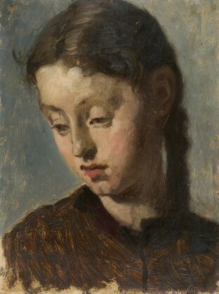 Mädchenkopf (Studie) (1850 - 1885)