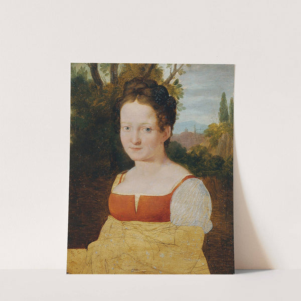 Mädchenporträt by Johann Evangelist Scheffer von Leonhardshoff