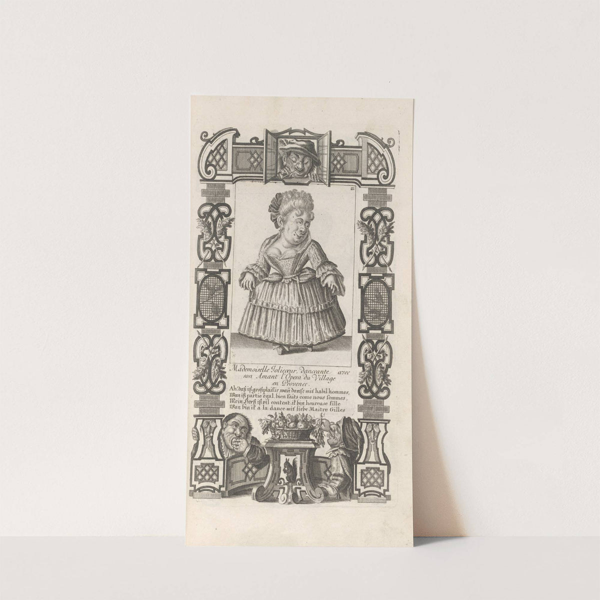 Mademoiselle Jolicoeur, Pl. 21 (1710-1719) by Elias Baeck