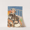 Mademoiselle Matisse en manteau écossais (1918) by Henri Matisse