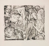 Madhouse, plate 3 from the portfolio ‘Faces’ (1918)