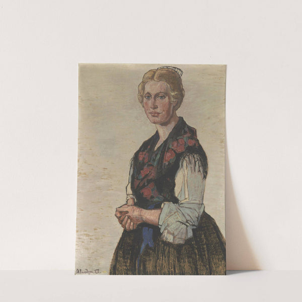 Mädl aus Seis (1920) by Artur Nikodem