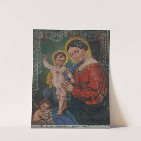 Madona s Ježiškom a Jánom Krstiteľom by Wincenty Chrząstkiewicz