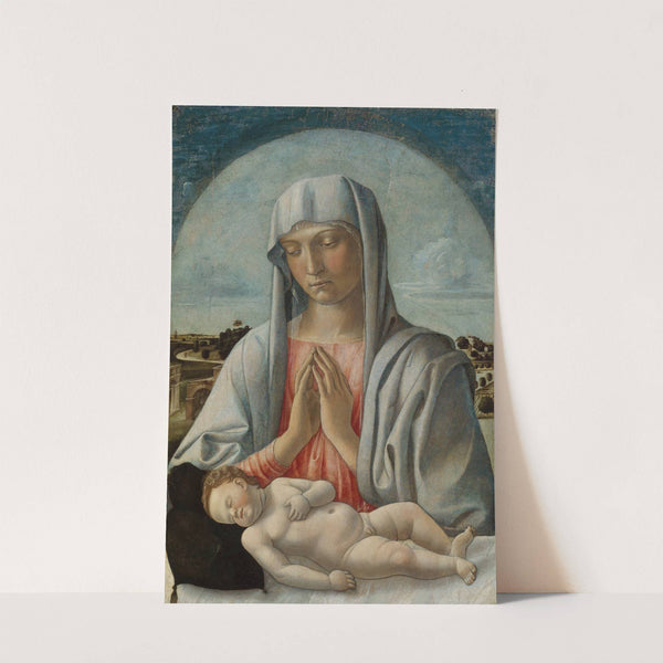 Madonna Adoring the Sleeping Child by Giovanni Bellini