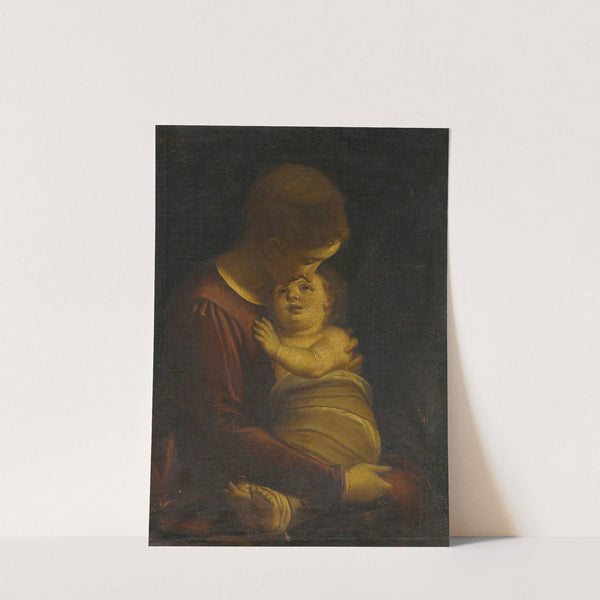 Madonna And Child by Luca Cambiaso
