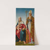 Madonna and Child with a Bishop Saint by Francesco Marmitta