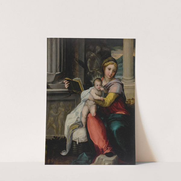 Madonna and Child with a book by Alonso Berruguete
