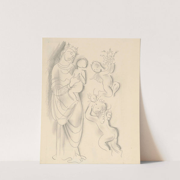 Madonna and Child with Angels by Mikuláš Galanda