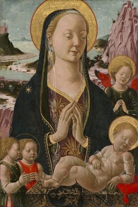Madonna and Child with Angels