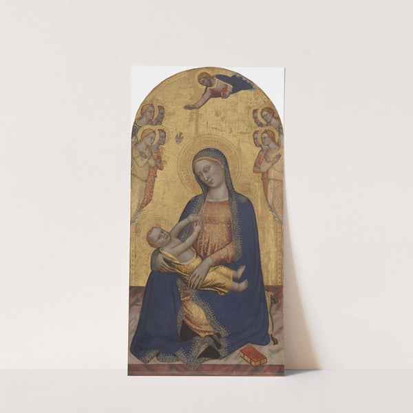 Madonna and Child with God the Father Blessing and Angels (c. 1370-1375) by Jacopo di Cione
